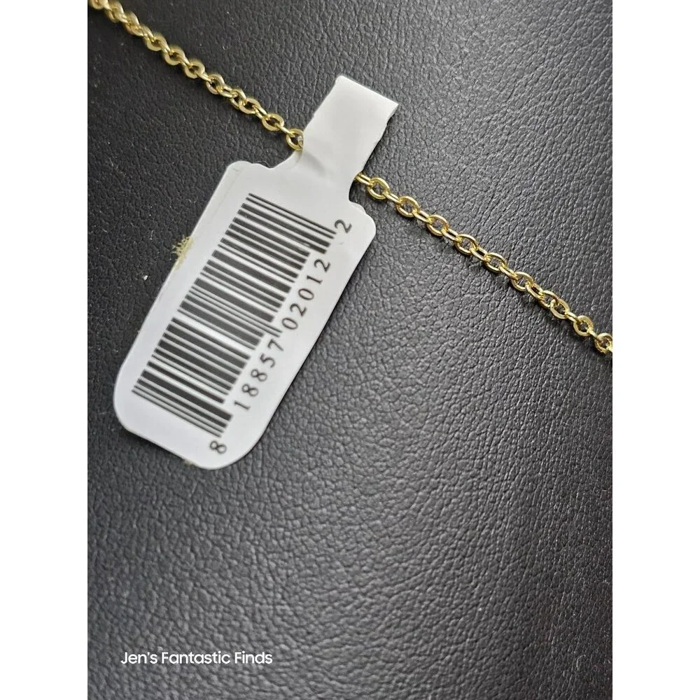 Gold Greenwich Locket Necklace With‎ Chain New